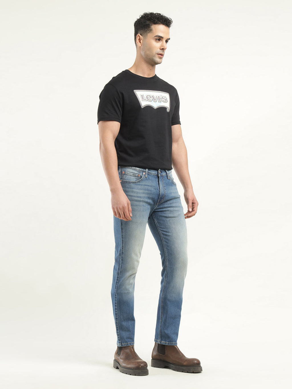 Men's 511 Indigo Slim Fit Mid Rise Jeans