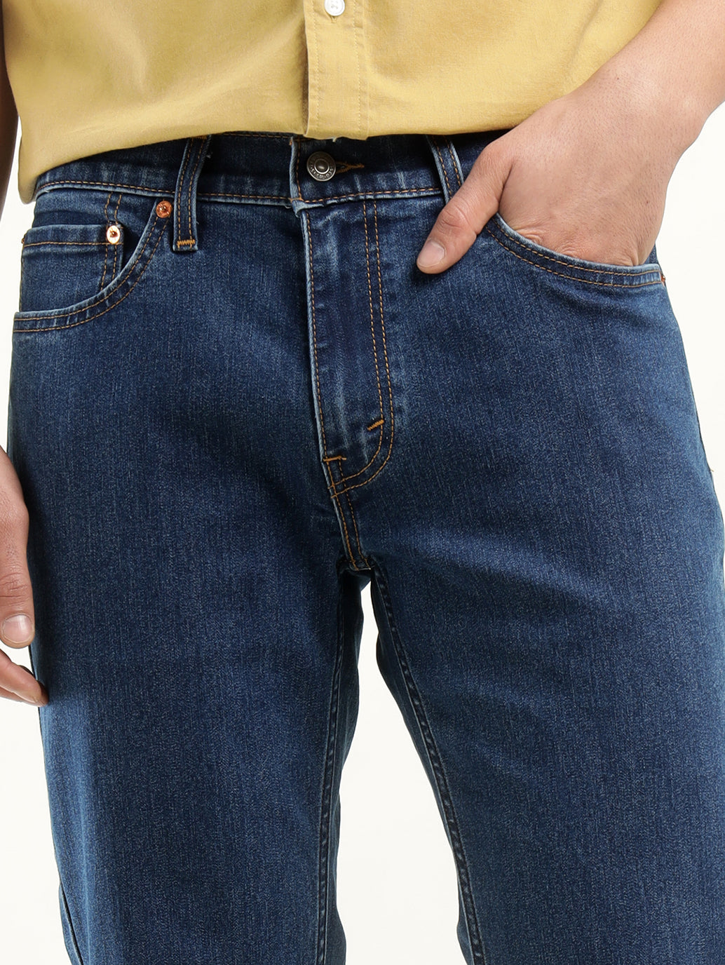 Men's 511 Indigo Slim Fit Mid Rise Jeans