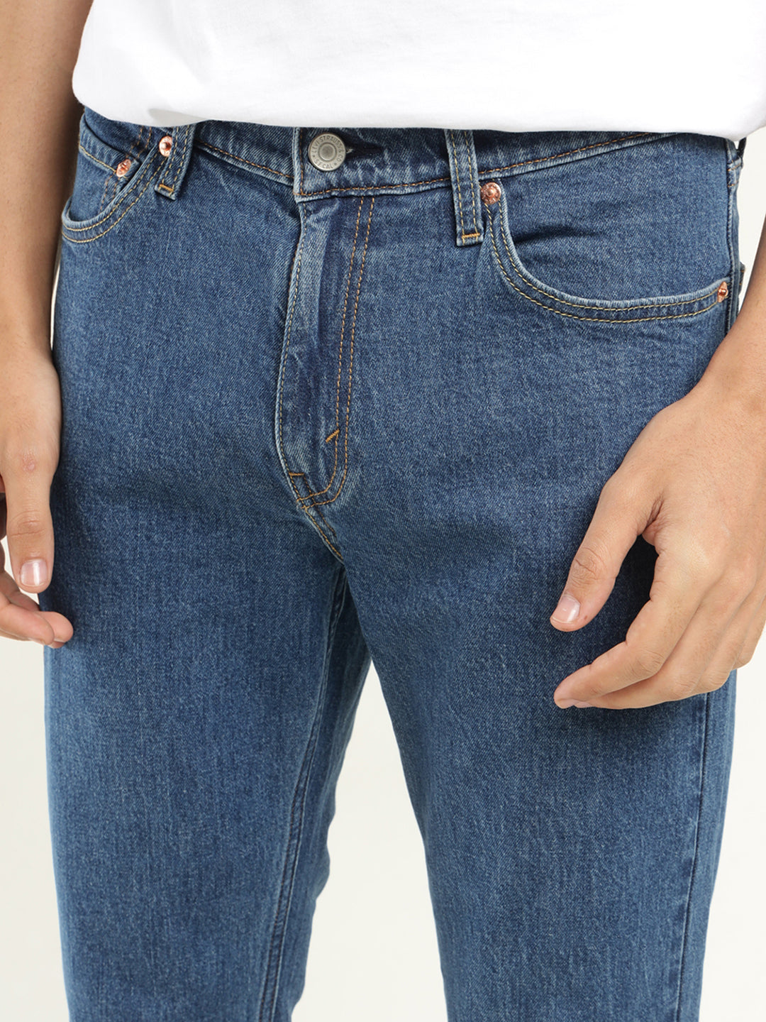 Men's 511 Indigo Slim Fit Mid Rise Jeans