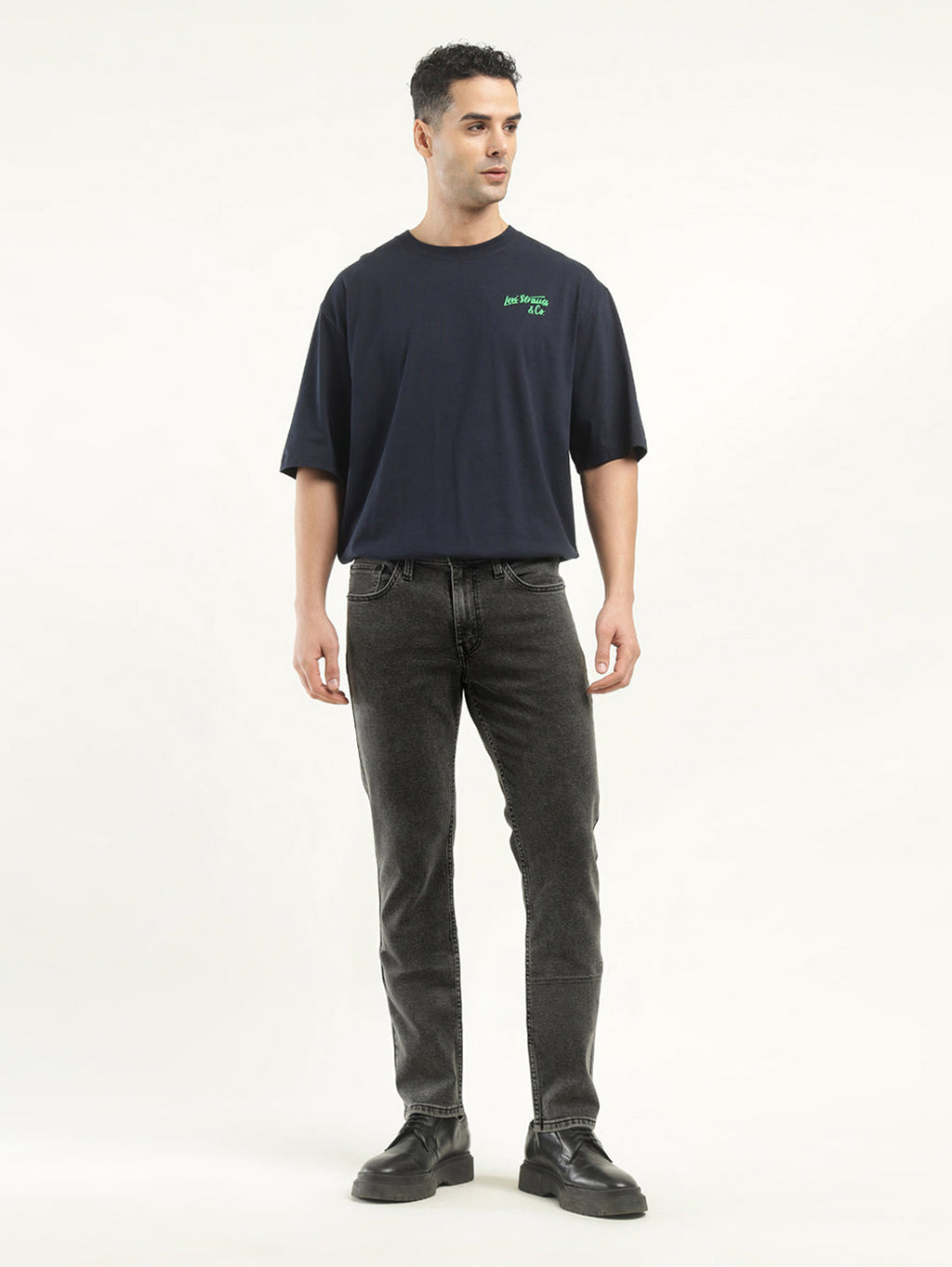 Men's 511 Black Slim Fit Mid Rise Jeans