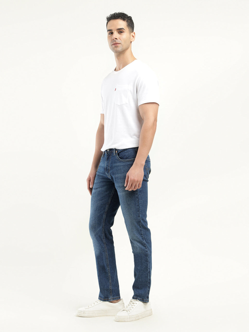 Men's 511 Indigo Slim Fit Mid Rise Jeans