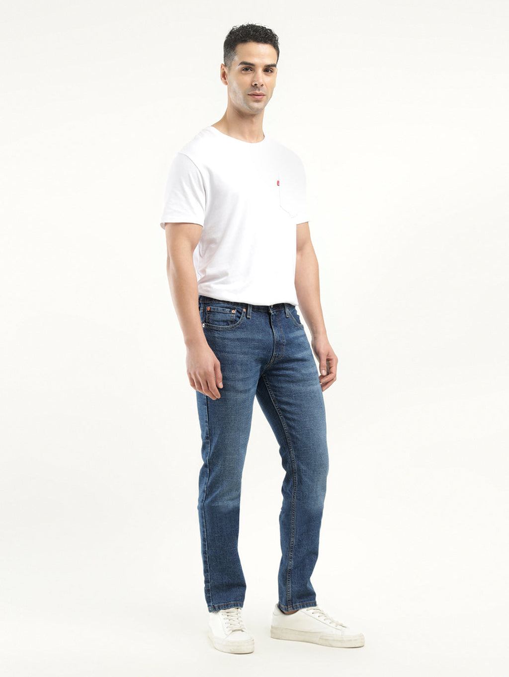Men's 511 Indigo Slim Fit Mid Rise Jeans