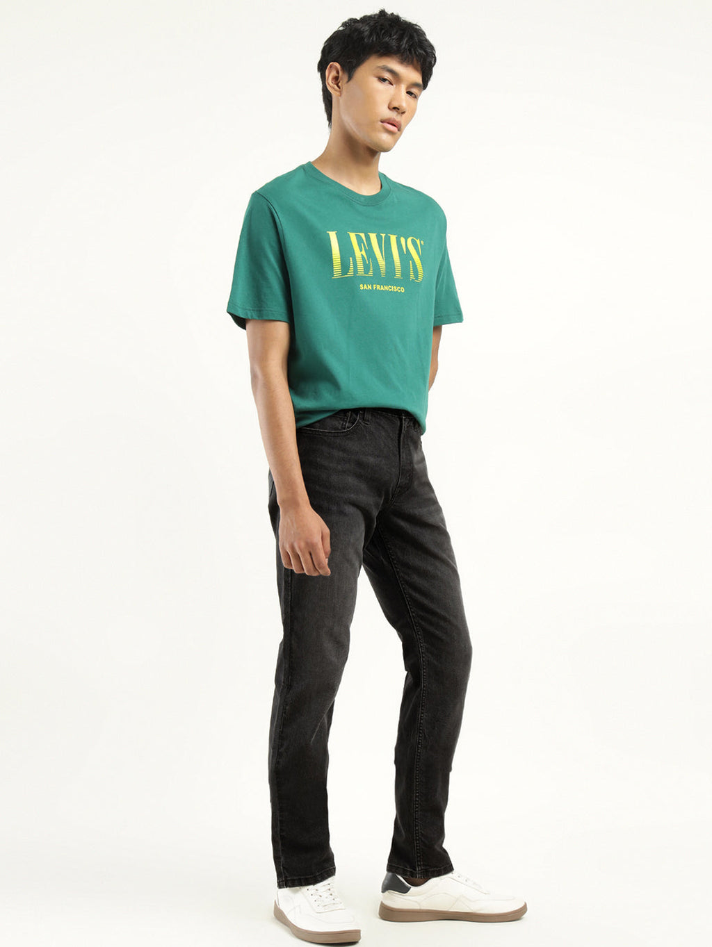 Men's 511 Black Slim Fit Mid Rise Jeans