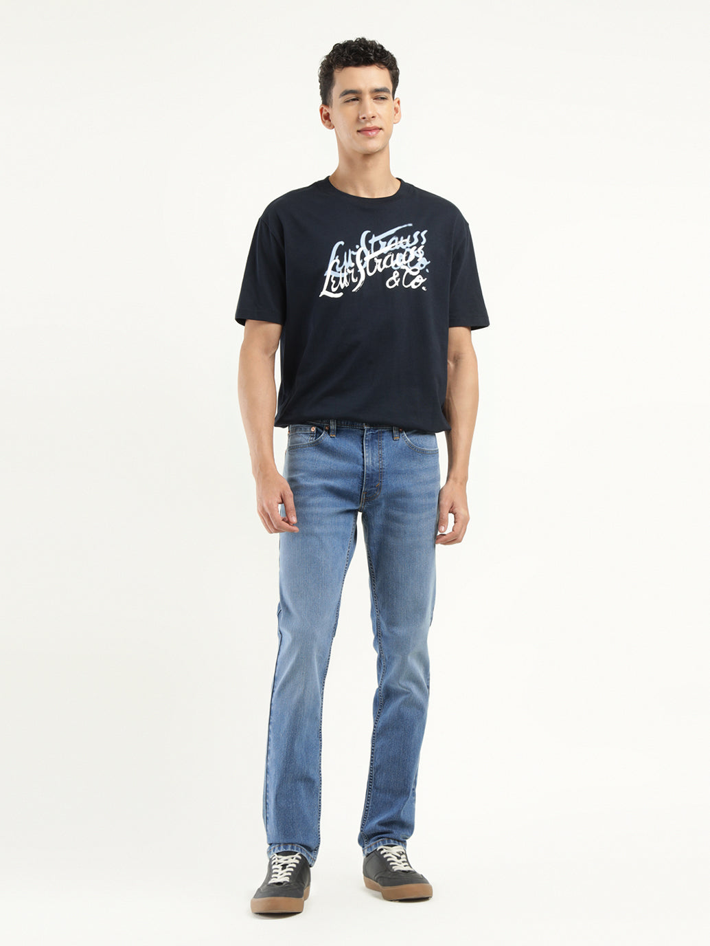 Men's 511 Indigo Slim Fit Mid Rise Jeans