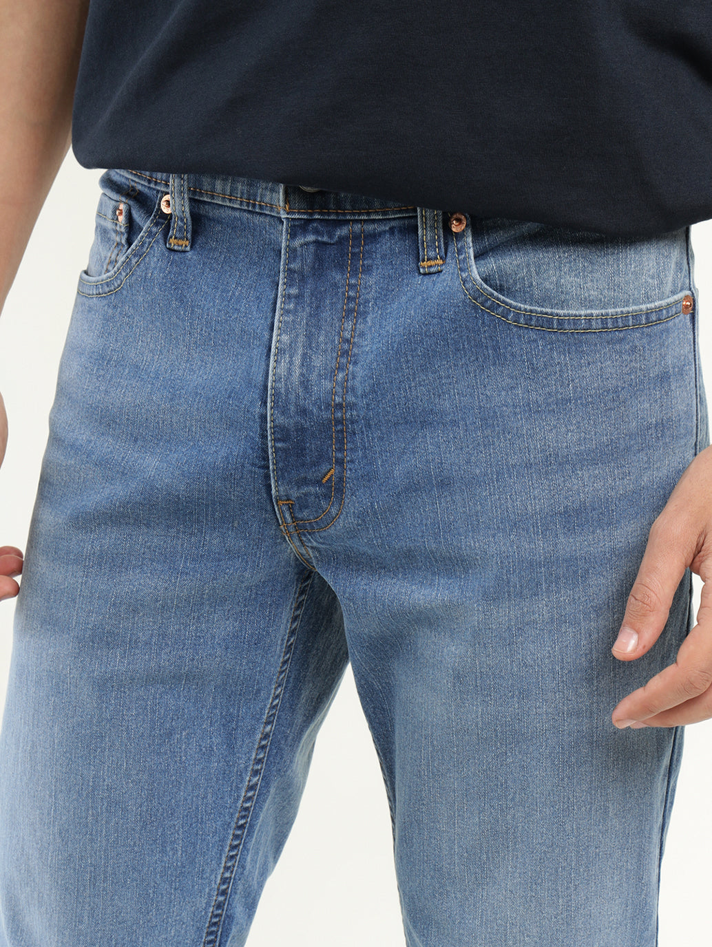 Men's 511 Indigo Slim Fit Mid Rise Jeans