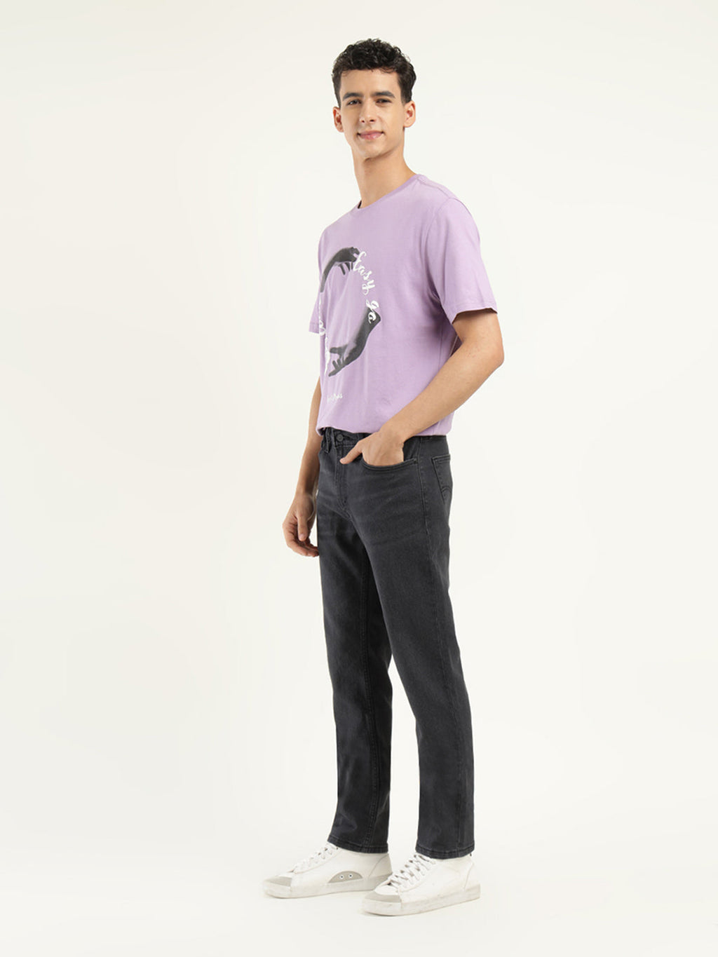 Men's 511 Black Slim Fit Mid Rise Jeans