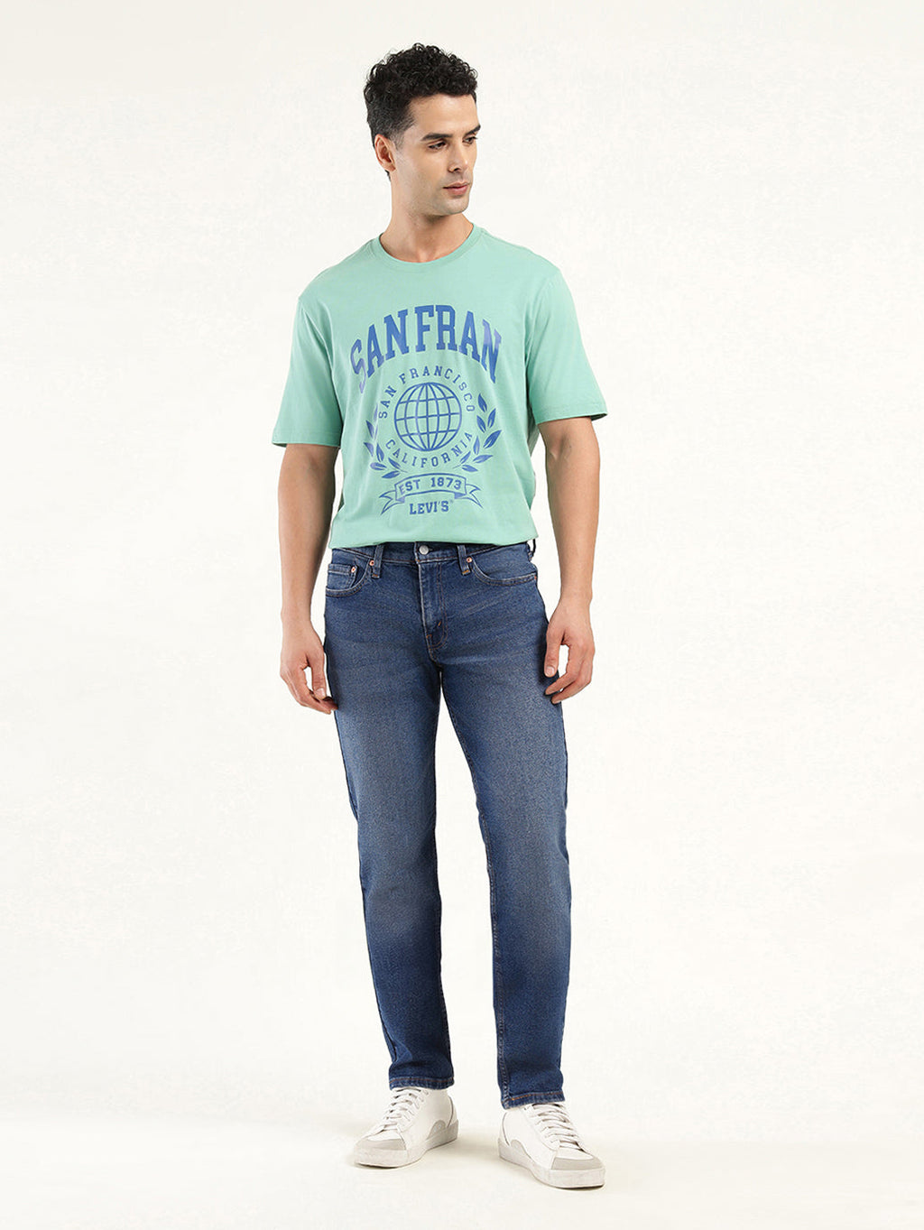 Men's 511 Indigo Slim Fit Mid Rise Jeans