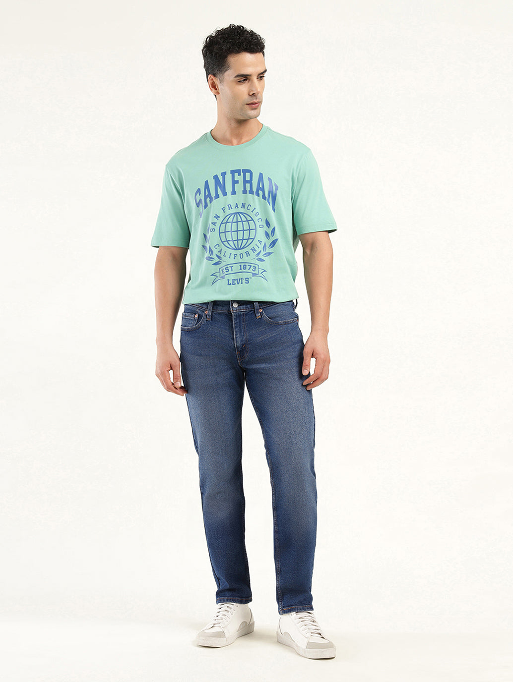 Men's 511 Indigo Slim Fit Mid Rise Jeans