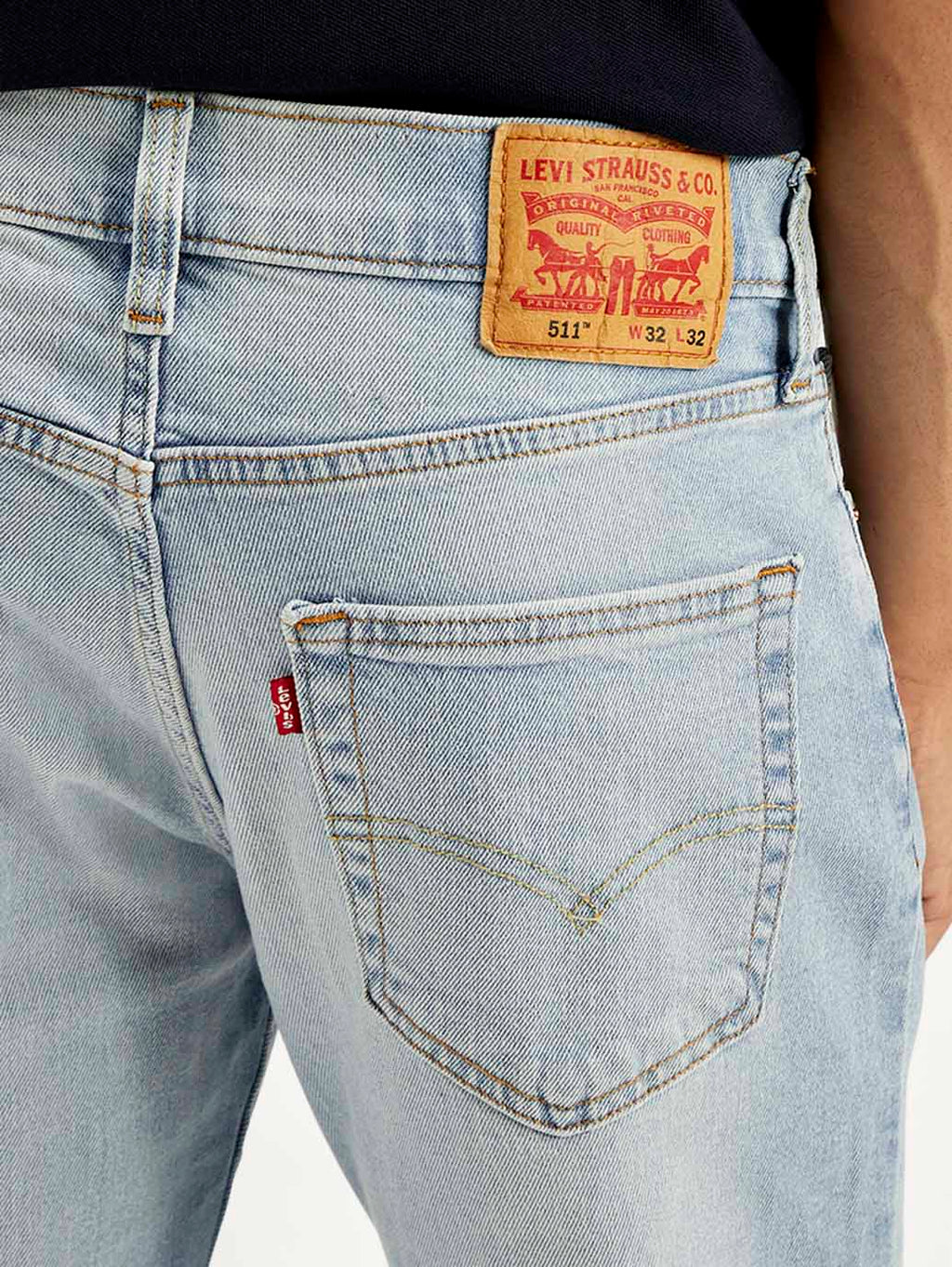 Men's 511 Indigo Slim Fit Mid Rise Jeans