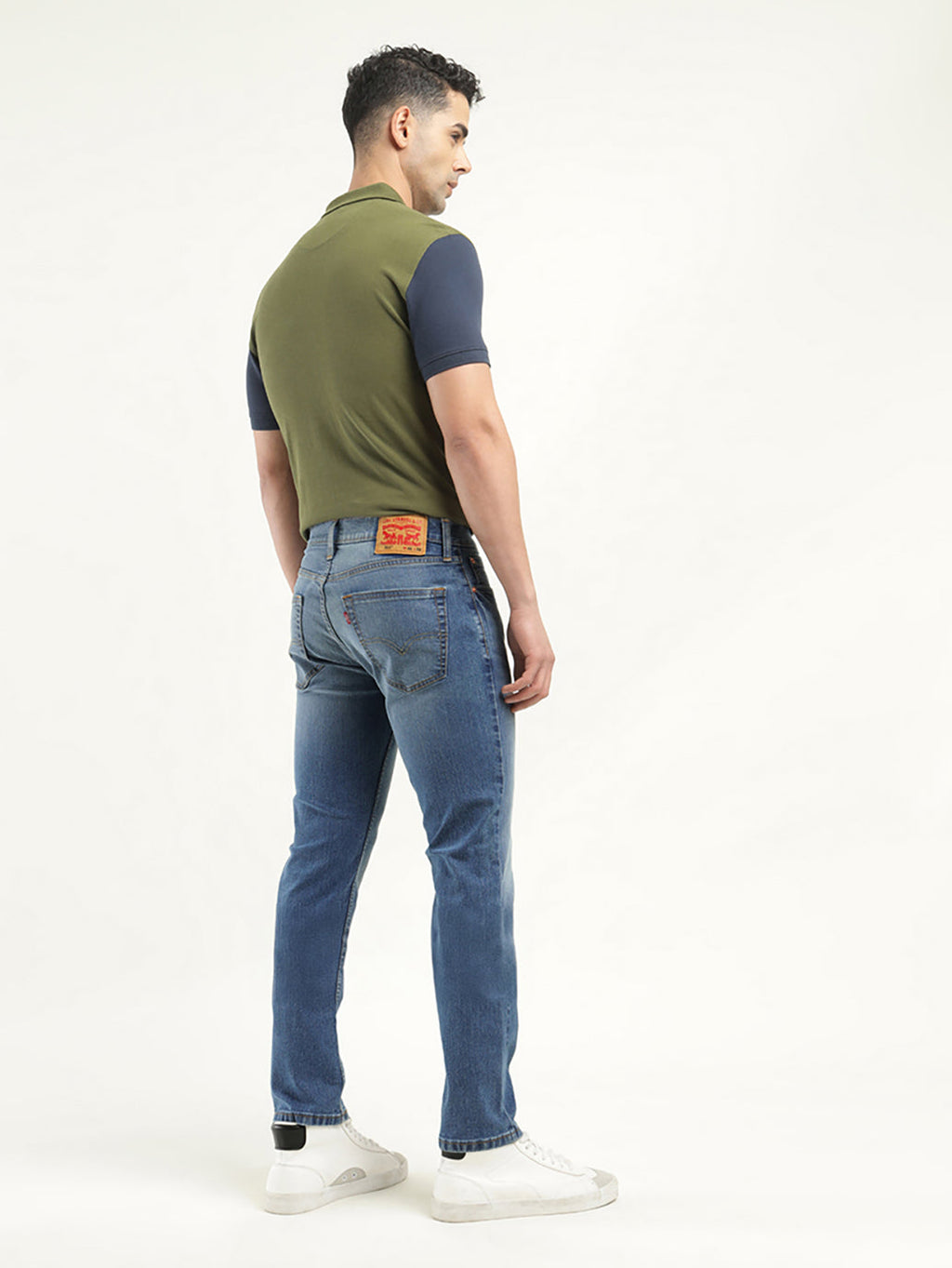 Men's 511 Indigo Slim Fit Mid Rise Jeans