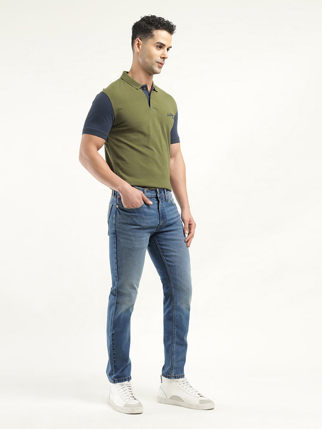 Men's 511 Indigo Slim Fit Mid Rise Jeans