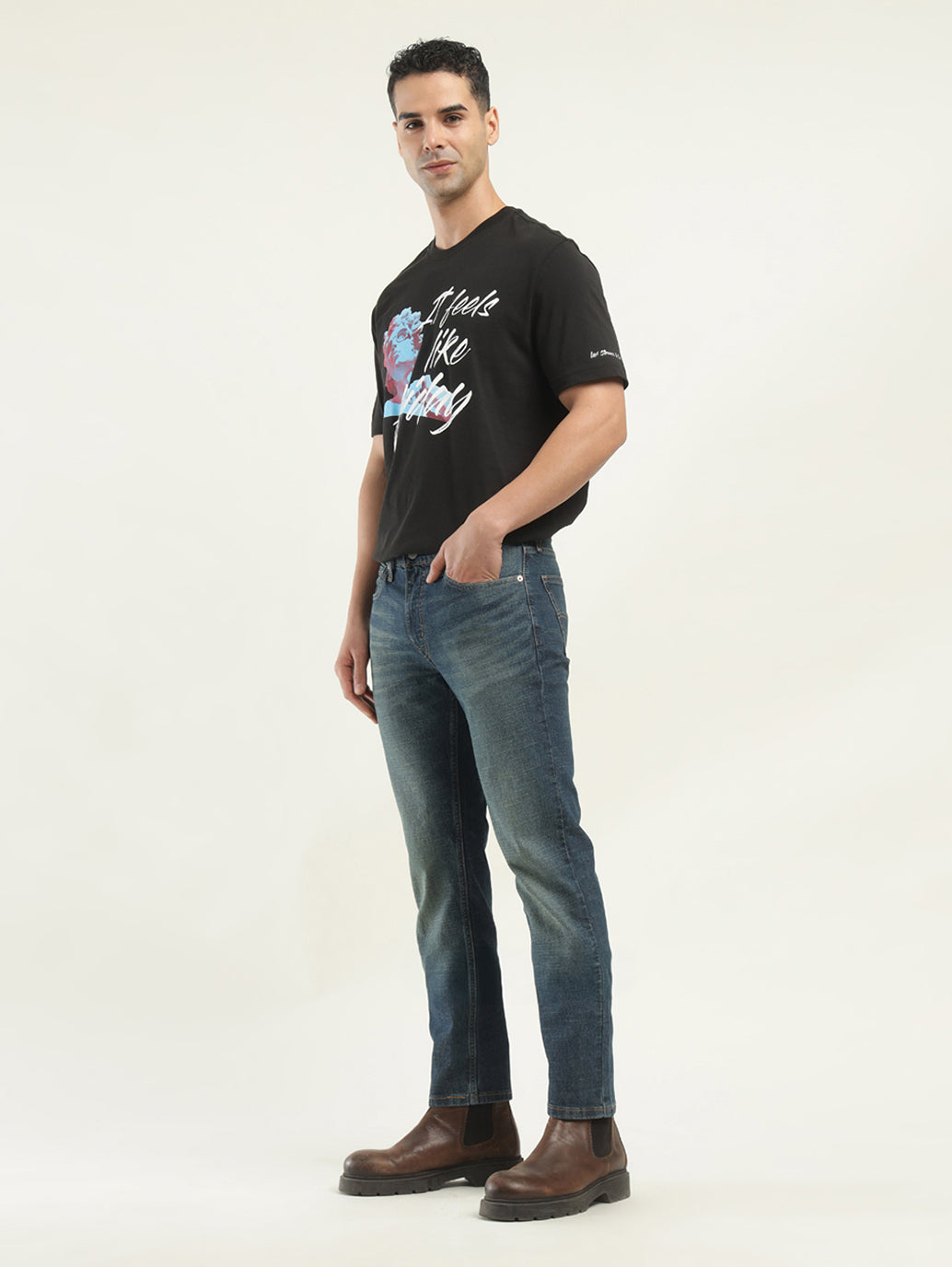 Men's 511 Indigo Slim Fit Mid Rise Jeans