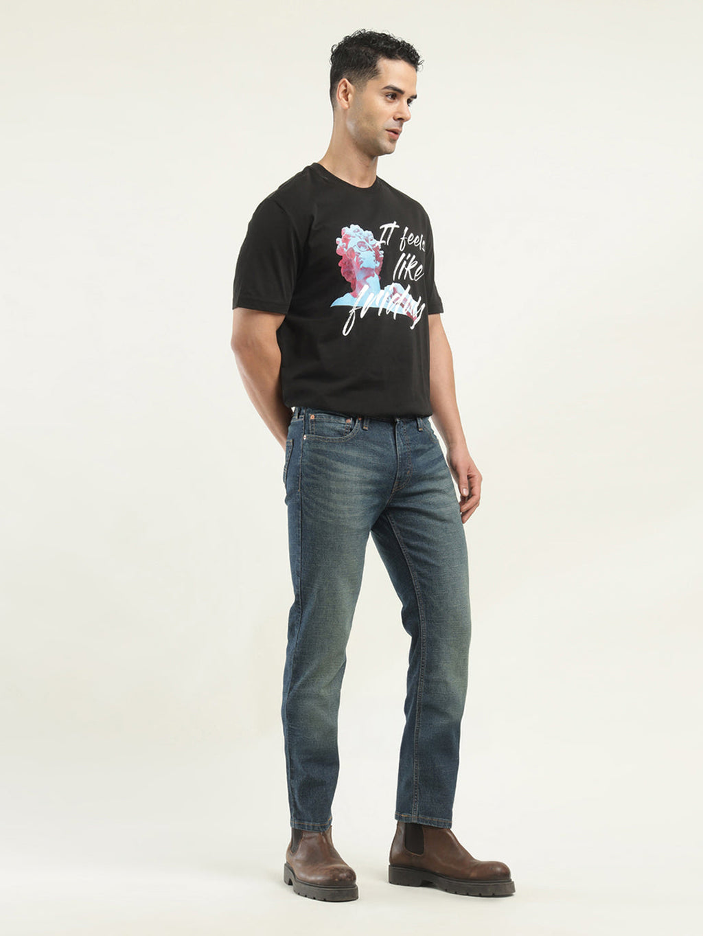 Men's 511 Indigo Slim Fit Mid Rise Jeans