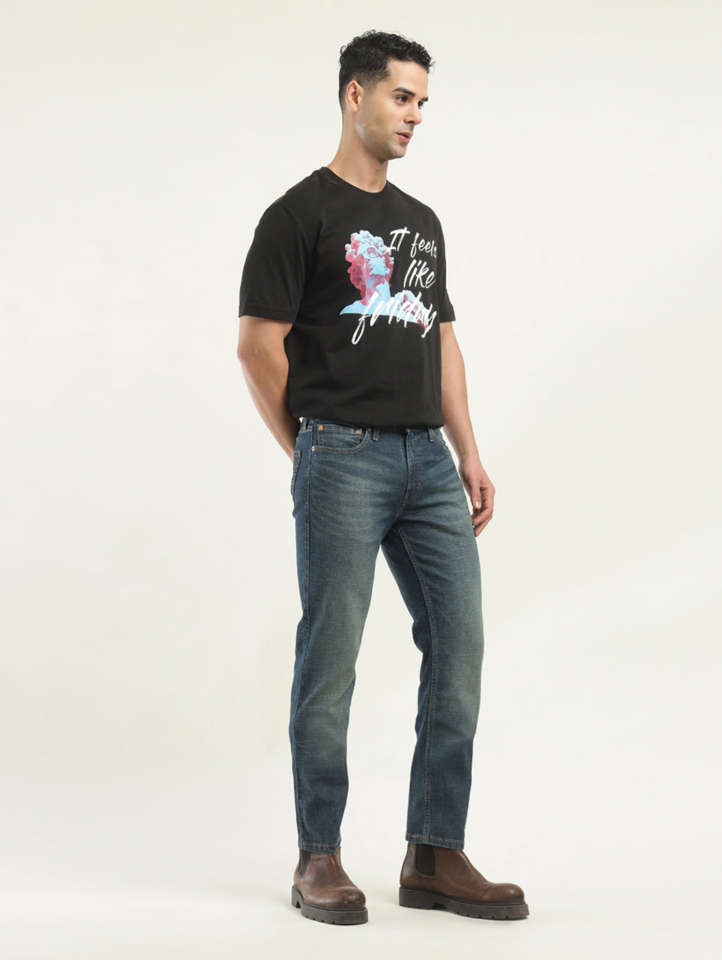 Men's 511 Indigo Slim Fit Mid Rise Jeans