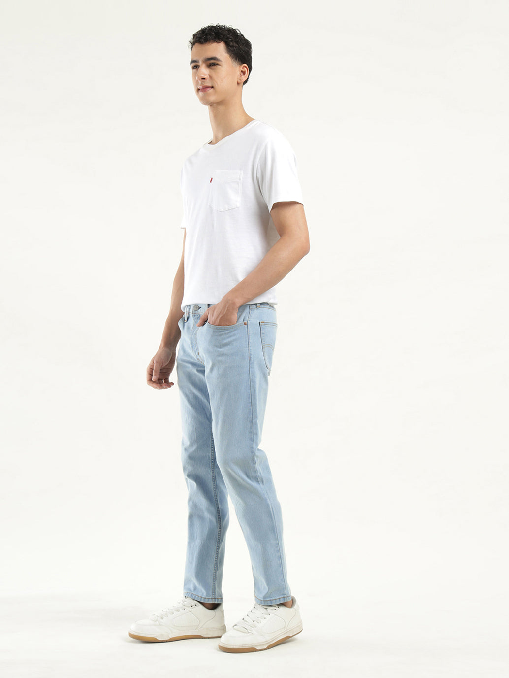 Men's 511 Indigo Slim Fit Mid Rise Jeans