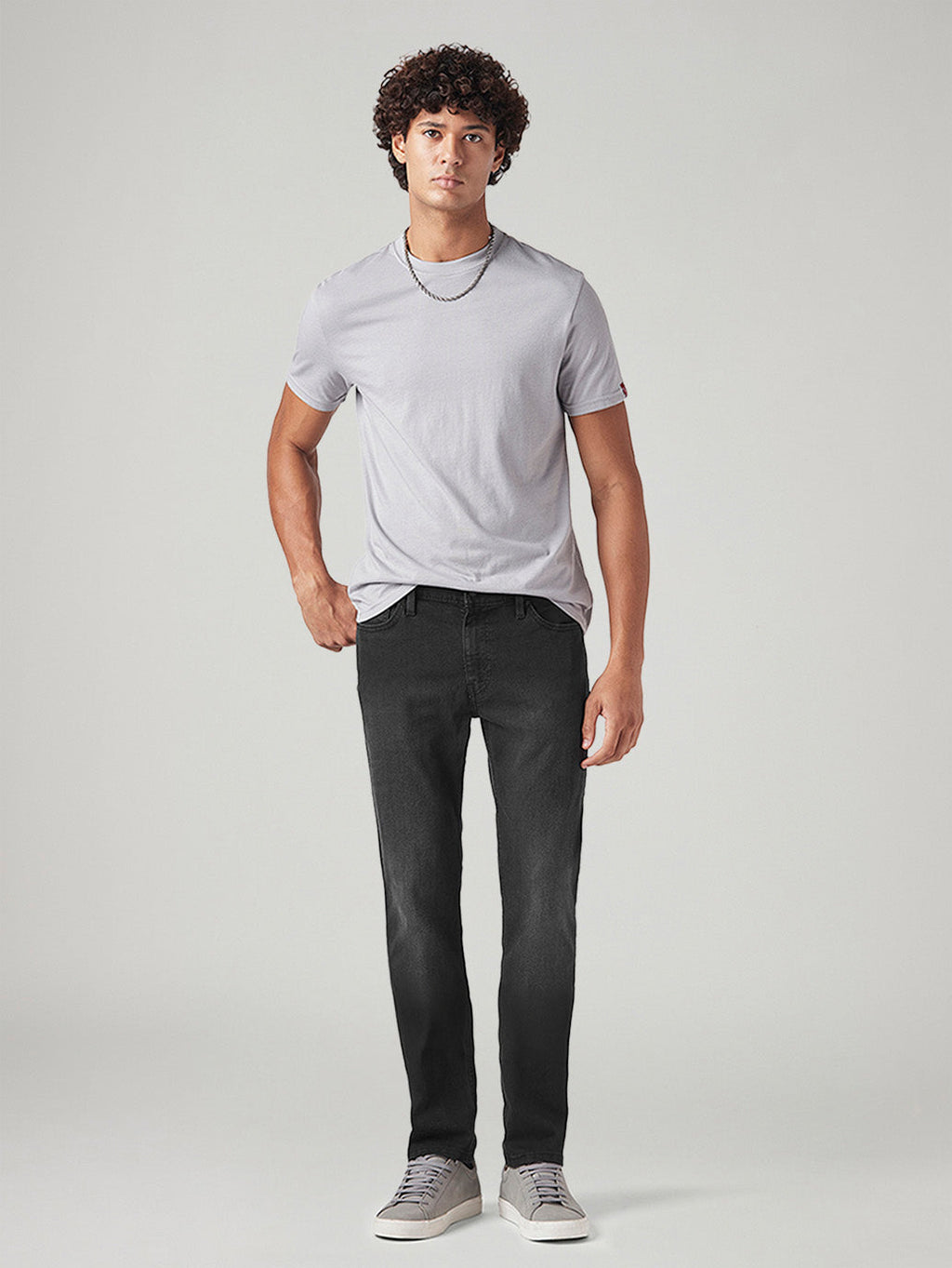 Men's 511 Charcoal Grey Slim Fit Mid Rise Jeans