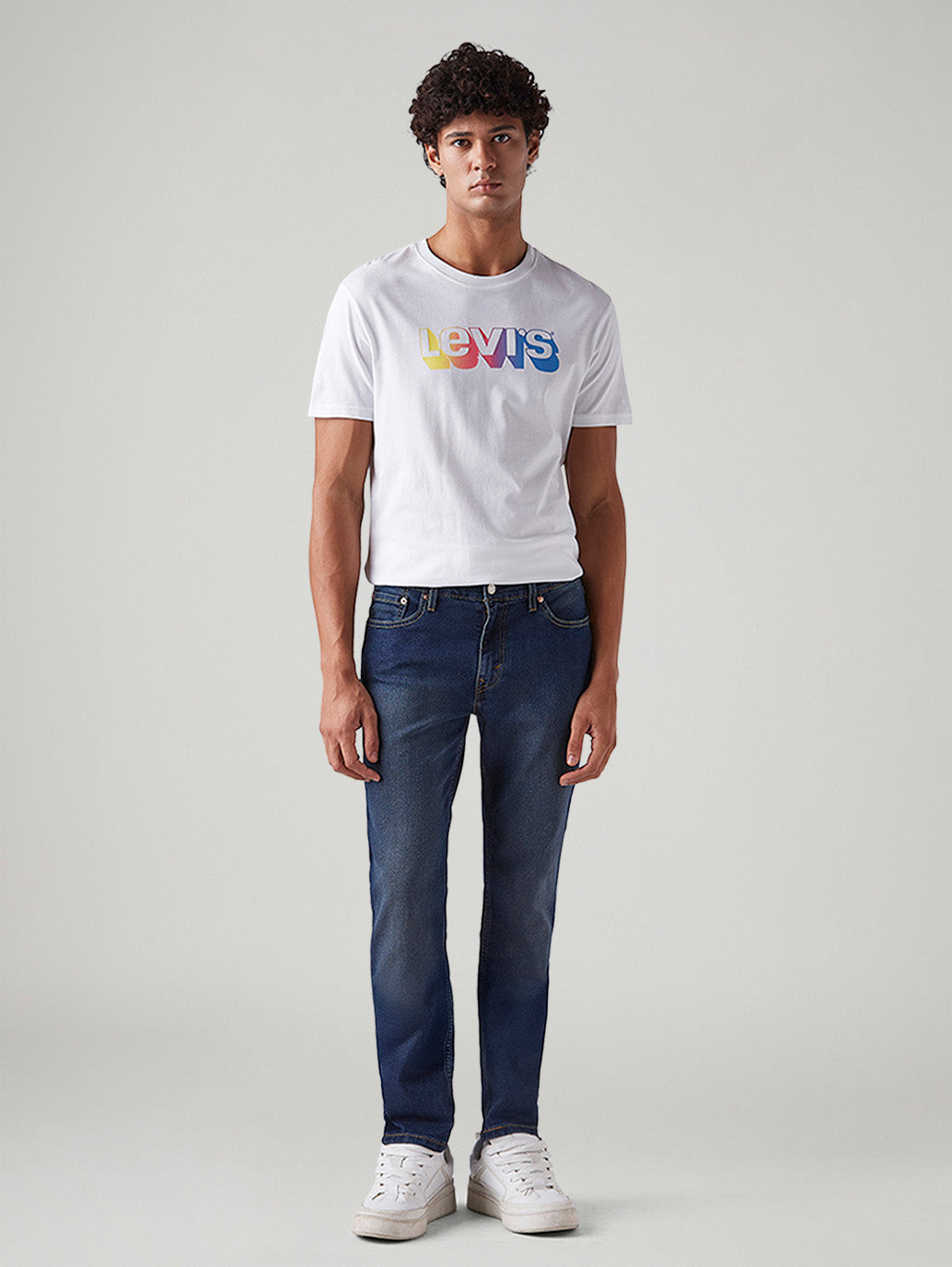Men's 511 Dark Blue Slim Fit Mid Rise Tinted Jeans