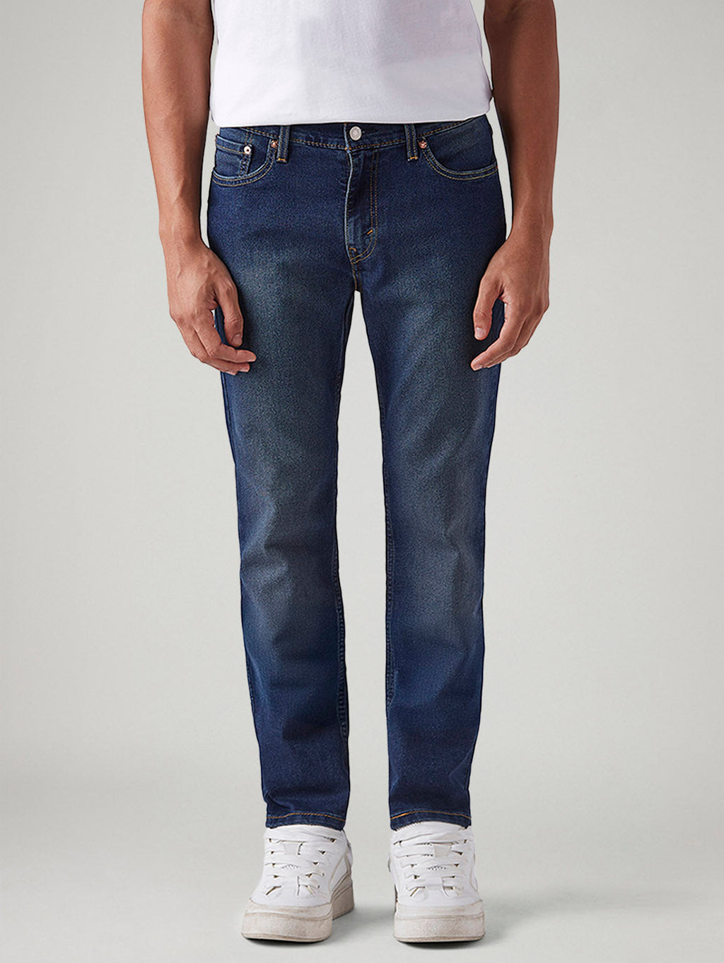 Men's 511 Dark Blue Slim Fit Mid Rise Tinted Jeans