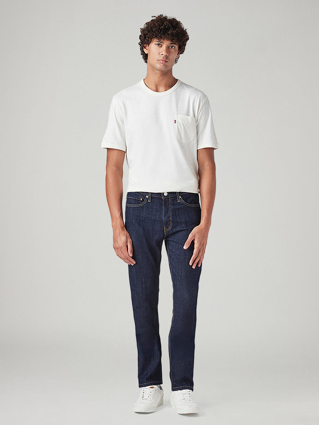 Men's 511 Dark Blue Slim Fit Mid Rise Jeans