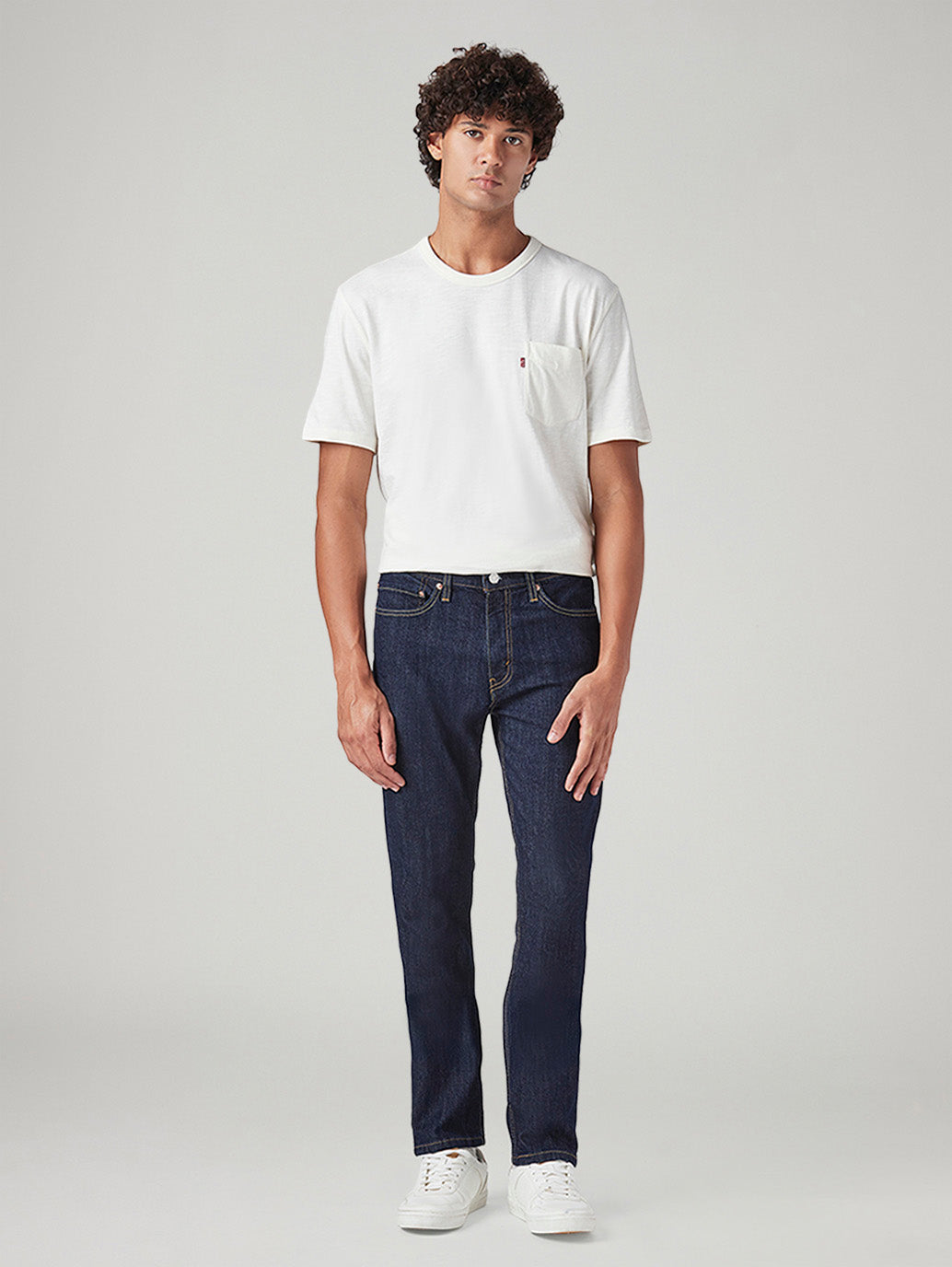 Men's 511 Dark Blue Slim Fit Mid Rise Jeans