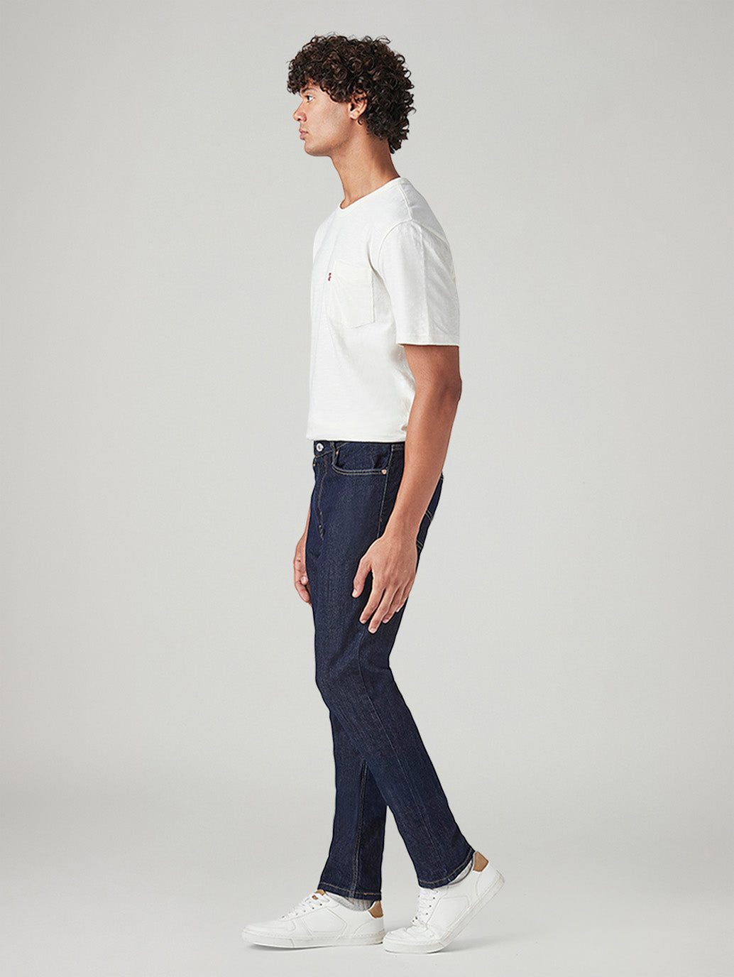 Men's 511 Dark Blue Slim Fit Mid Rise Jeans