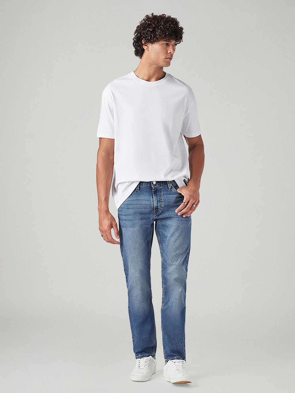 Men's 511 Blue Slim Fit Mid Rise Jeans