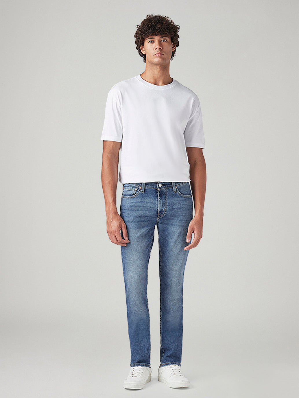 Men's 511 Blue Slim Fit Mid Rise Jeans