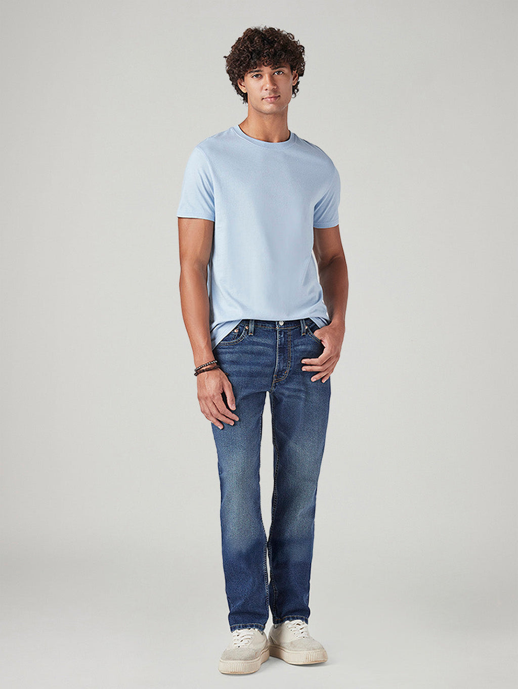 Men's 511 Blue Slim Fit Mid Rise Jeans