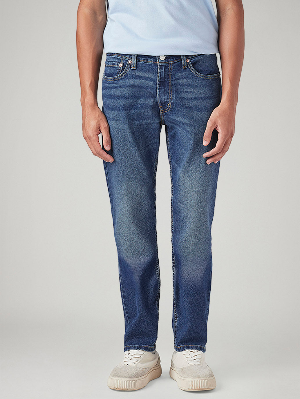 Men's 511 Blue Slim Fit Mid Rise Jeans