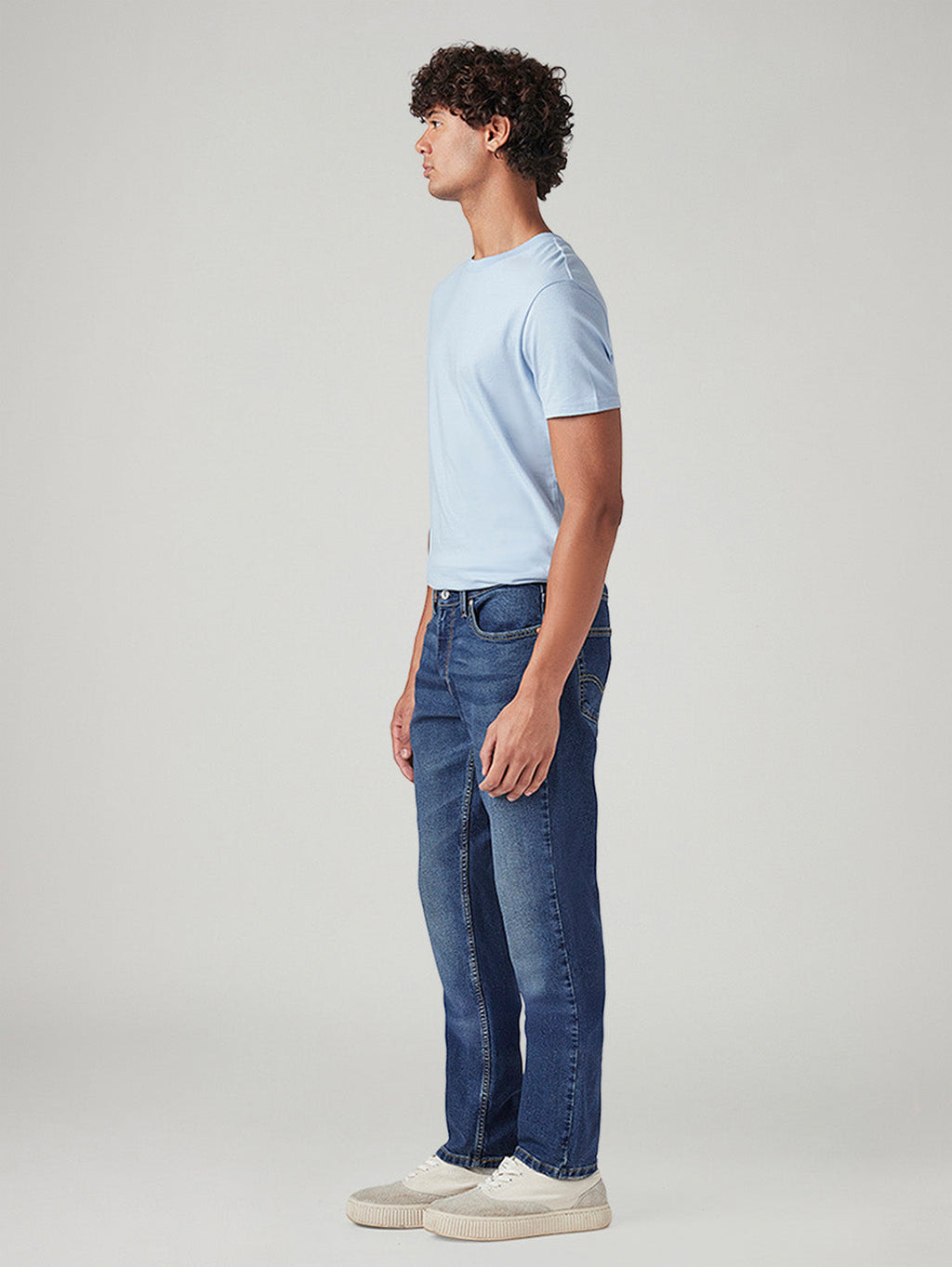 Men's 511 Blue Slim Fit Mid Rise Jeans