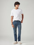 Men's 511 Blue Slim Fit Mid Rise Jeans