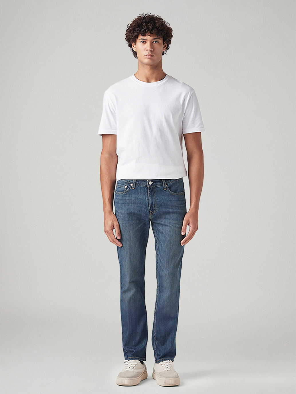 Men's 511 Blue Slim Fit Mid Rise Jeans