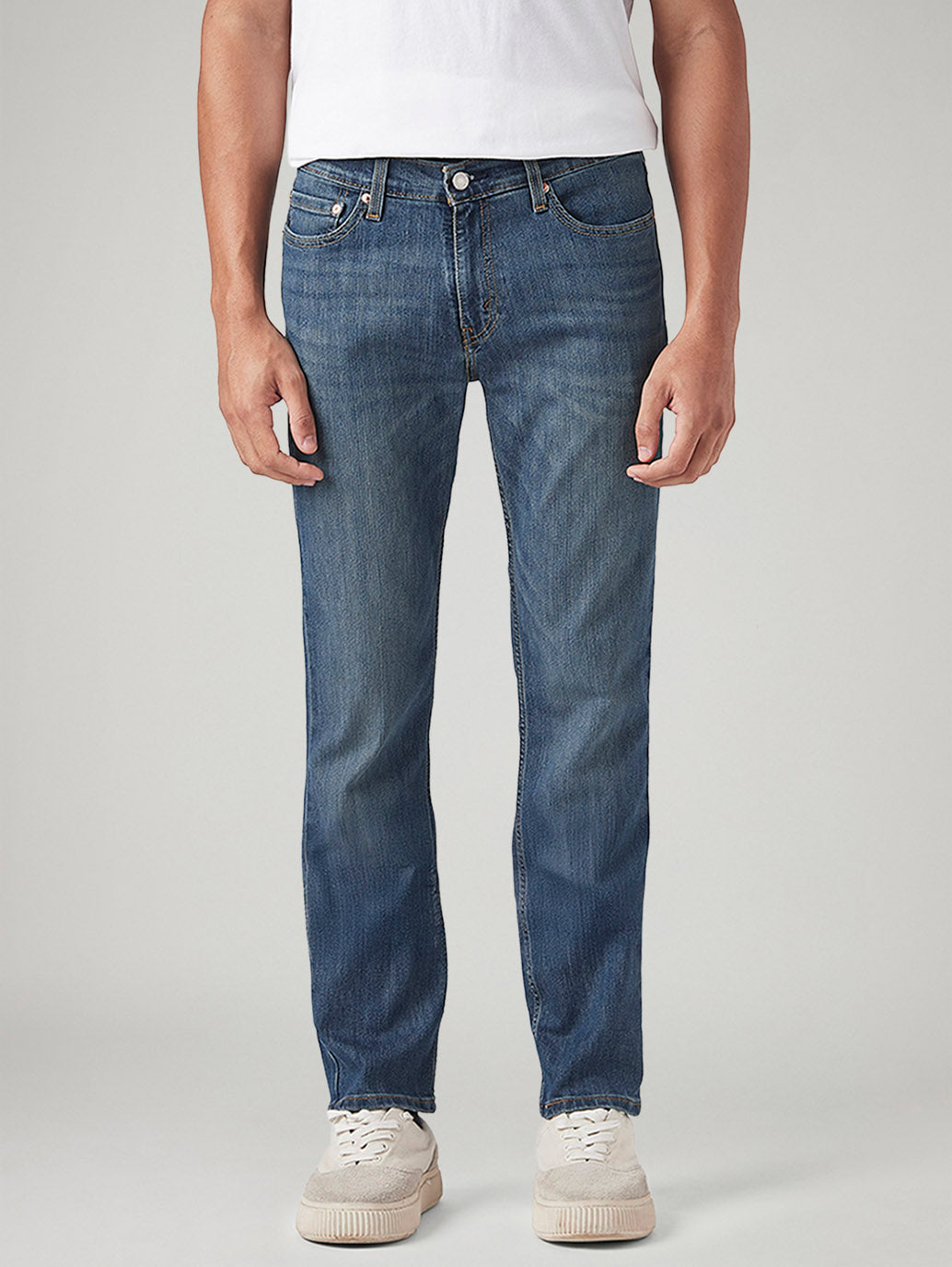 Men's 511 Blue Slim Fit Mid Rise Jeans