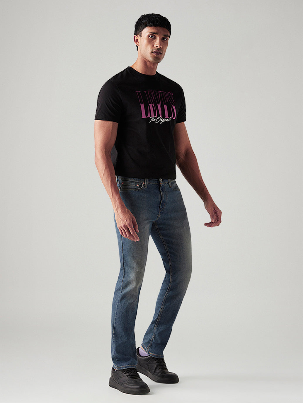 Men's 511 Med Indigo Slim Fit Mid Rise Tinted Jeans