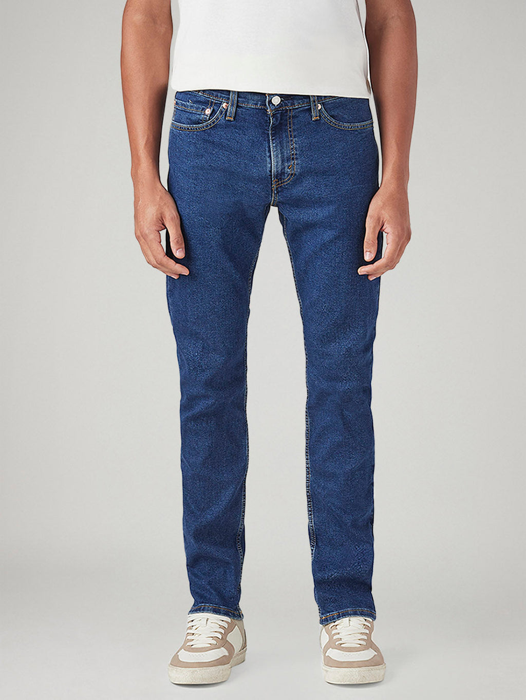 Men's 511 Blue Slim Fit Mid Rise Jeans
