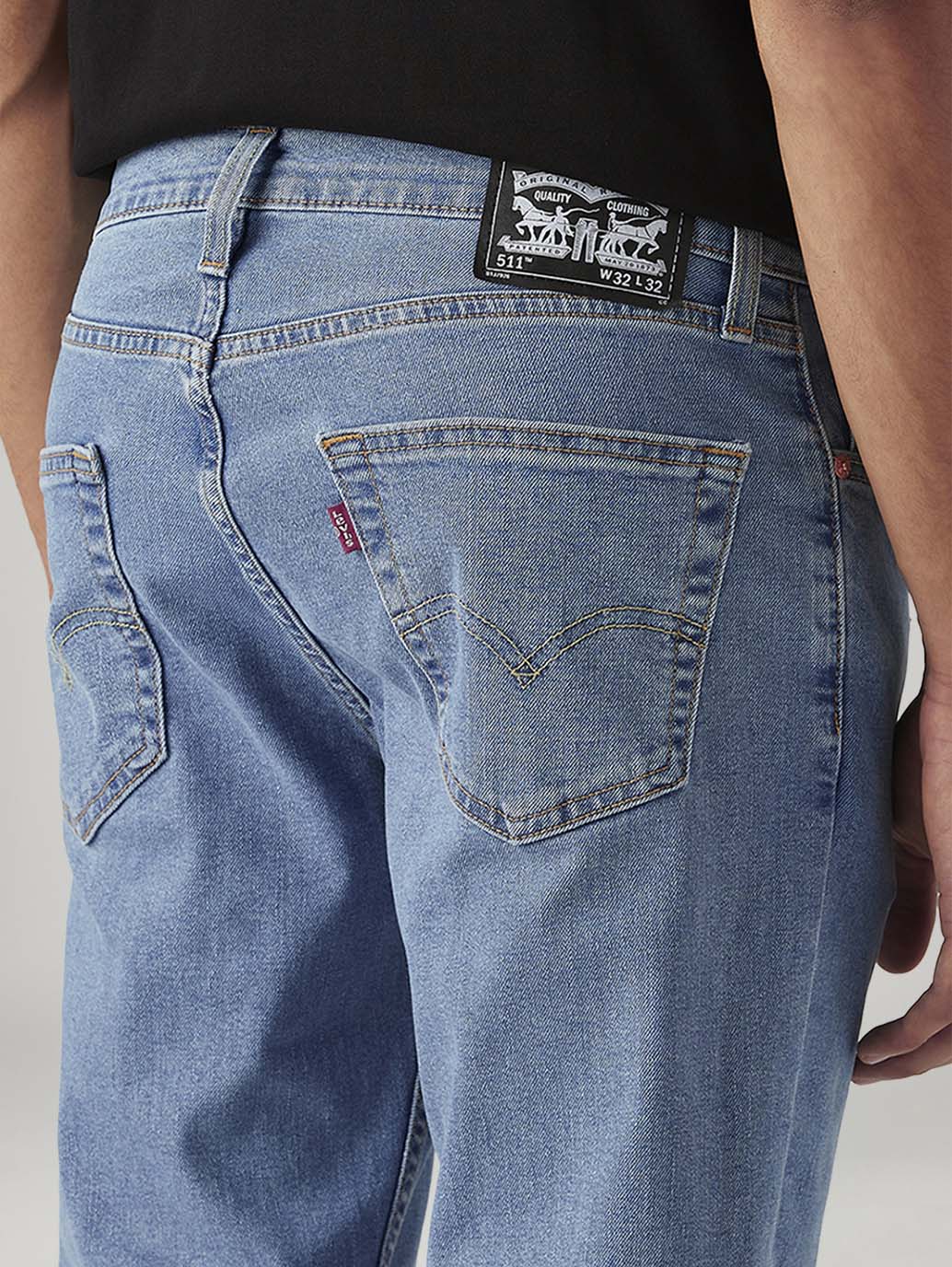 Men's 511 Light Indigo Slim Fit Mid Rise Jeans