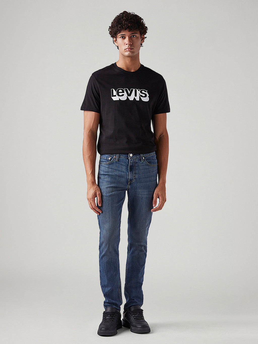 Men's 511 Blue Slim Fit Mid Rise Jeans