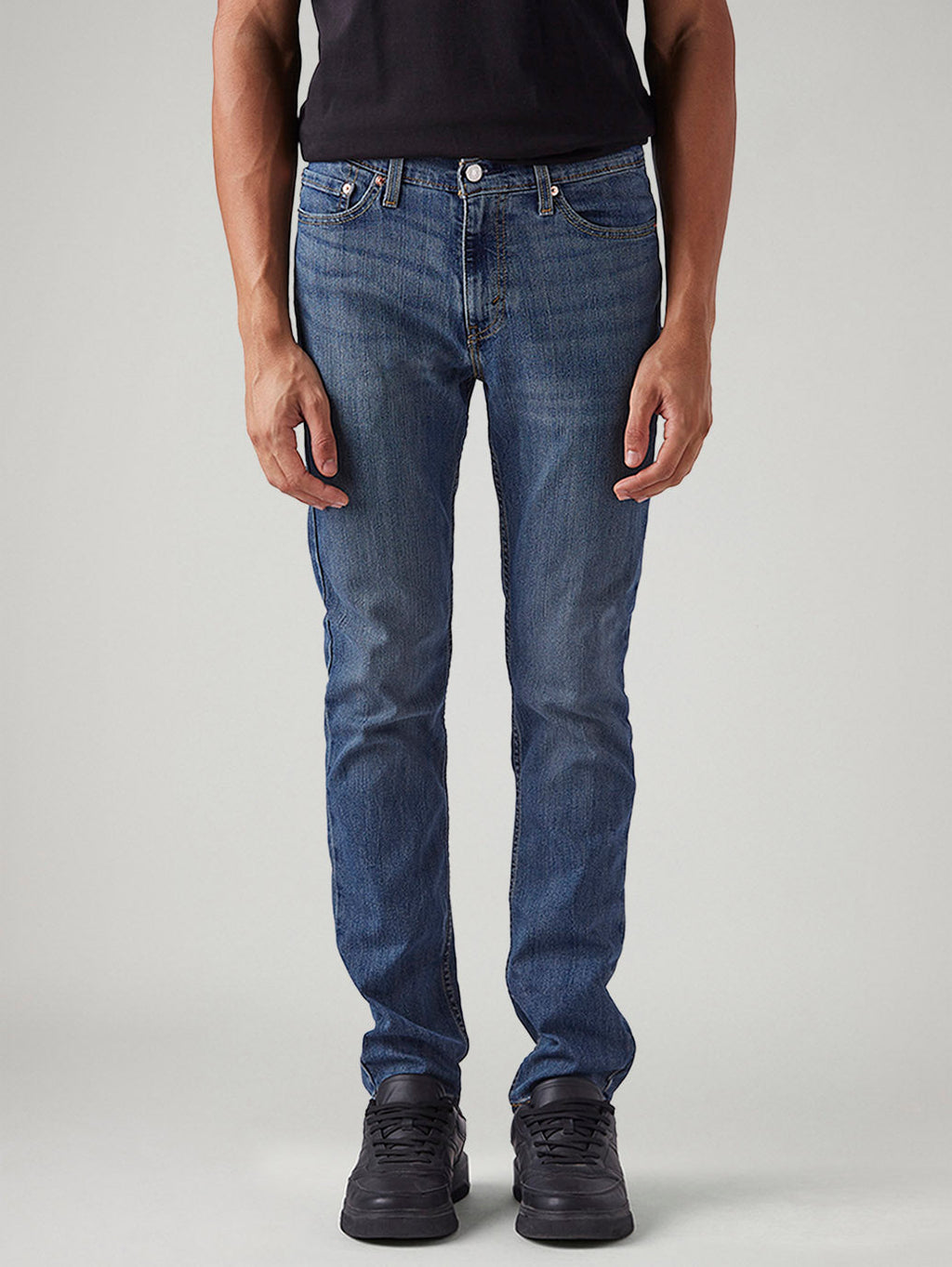 Men's 511 Blue Slim Fit Mid Rise Jeans