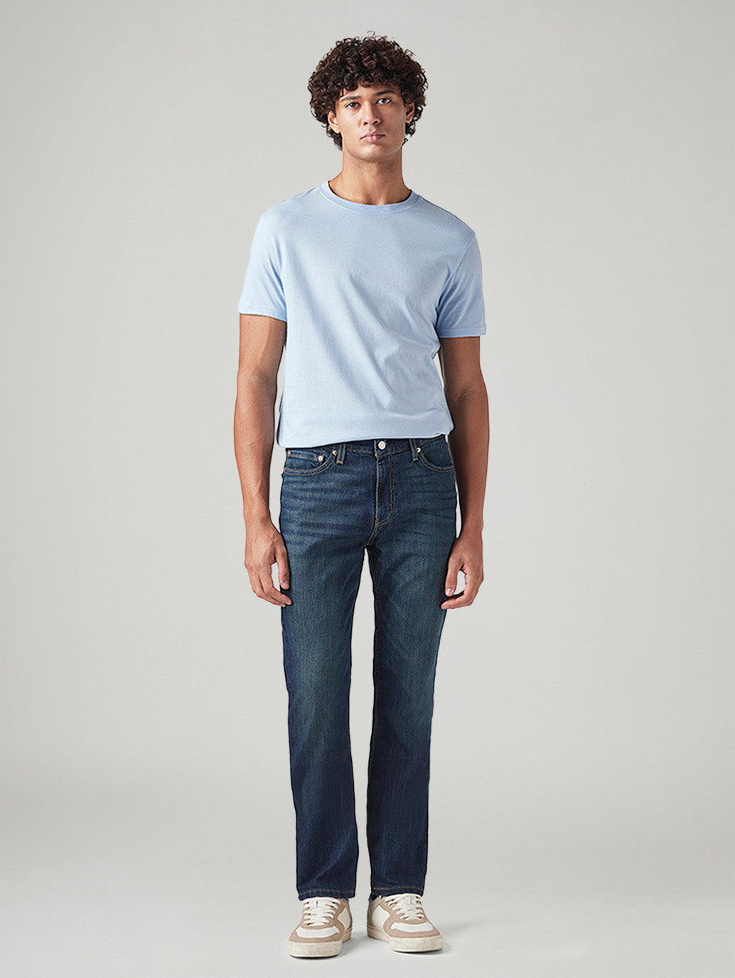Men's 511 Dark Blue Slim Fit Mid Rise Jeans