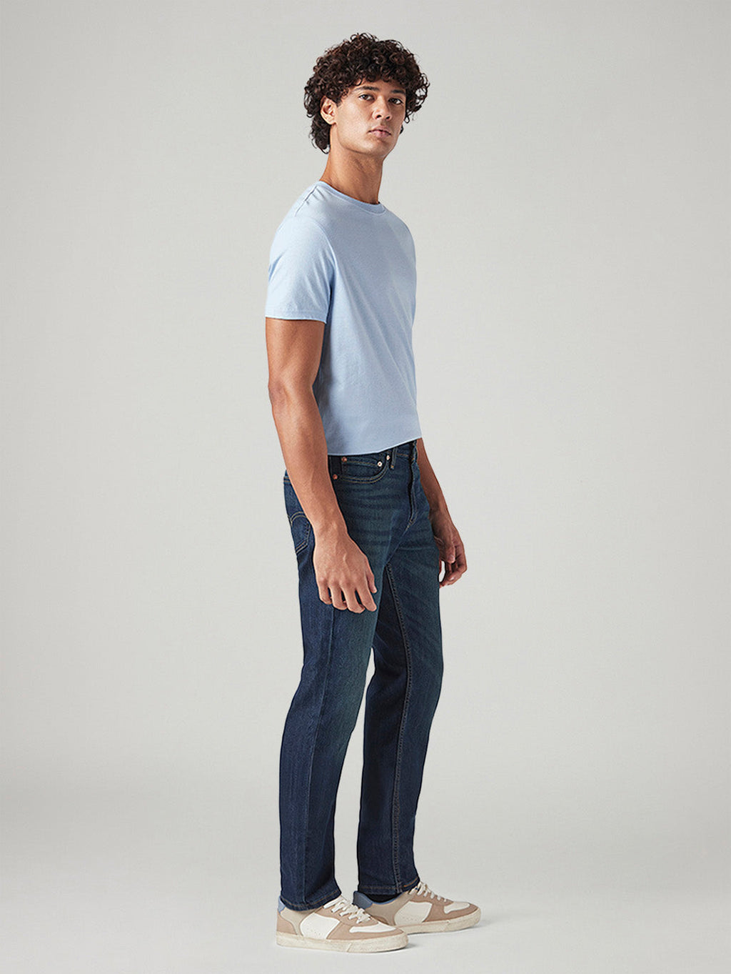 Men's 511 Dark Blue Slim Fit Mid Rise Jeans