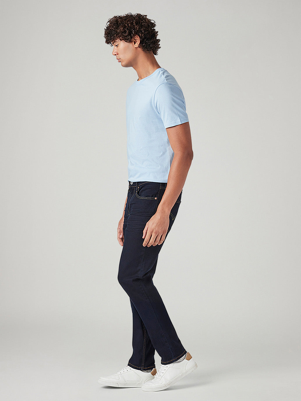 Men's 511 Dark Blue Slim Fit Mid Rise Jeans