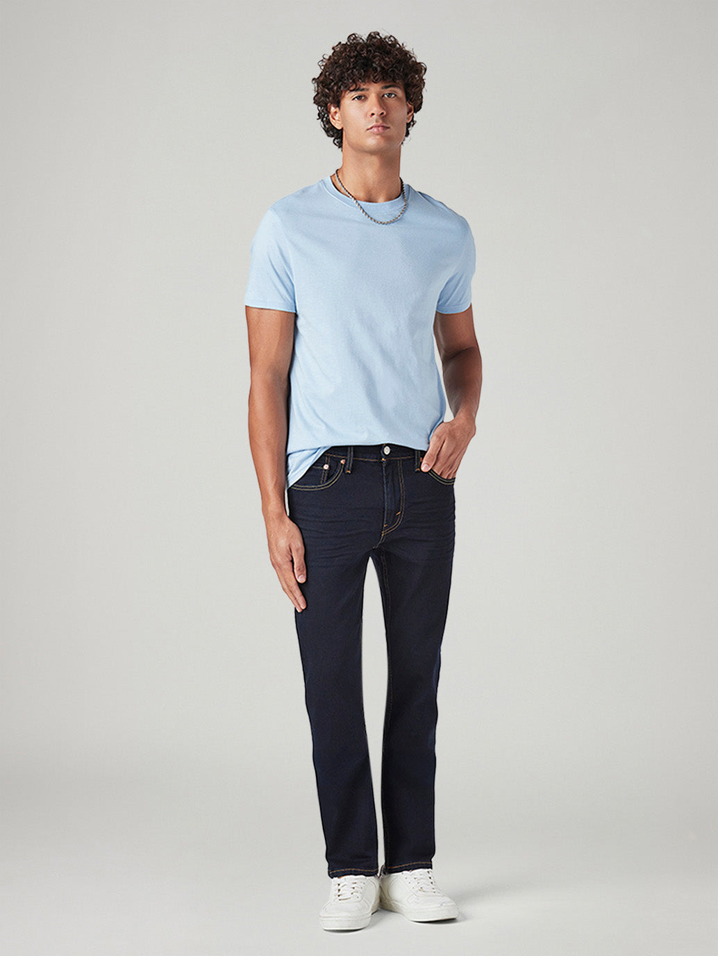 Men's 511 Dark Blue Slim Fit Mid Rise Jeans