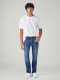Men's 511 Blue Slim Fit Mid Rise Tinted Jeans