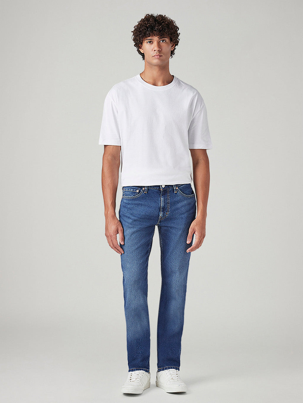 Men's 511 Blue Slim Fit Mid Rise Tinted Jeans