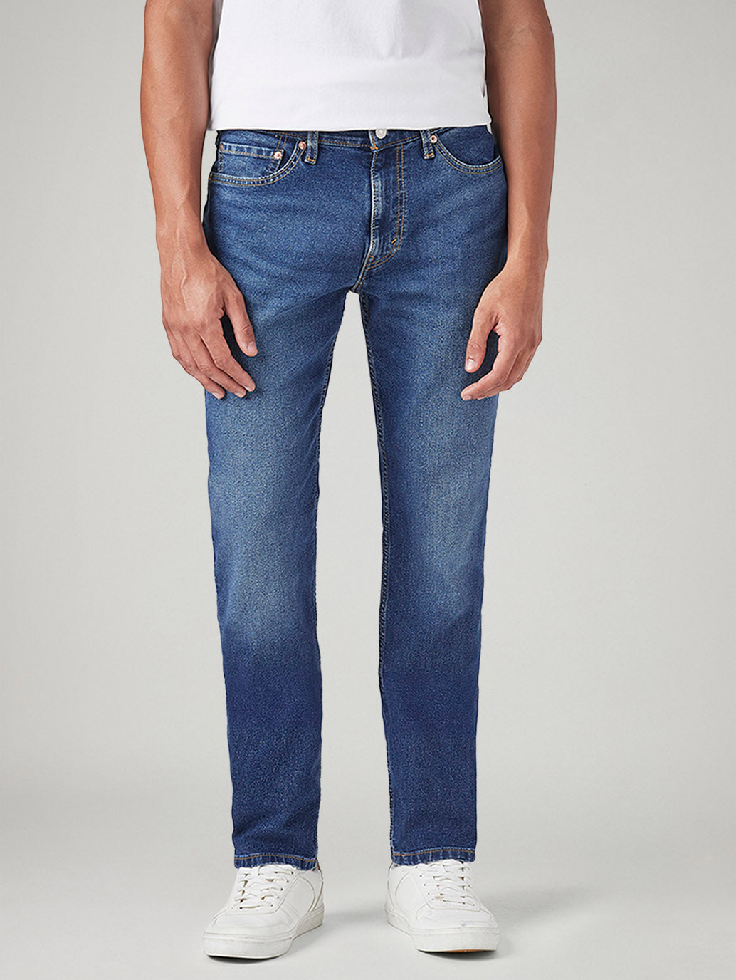 Men's 511 Blue Slim Fit Mid Rise Tinted Jeans