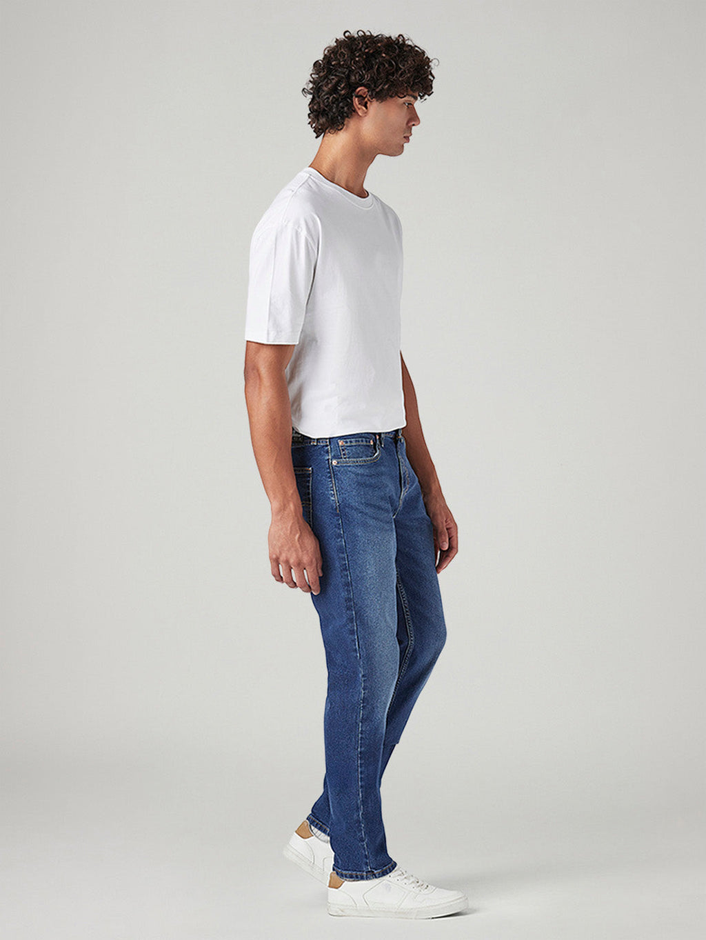 Men's 511 Blue Slim Fit Mid Rise Tinted Jeans
