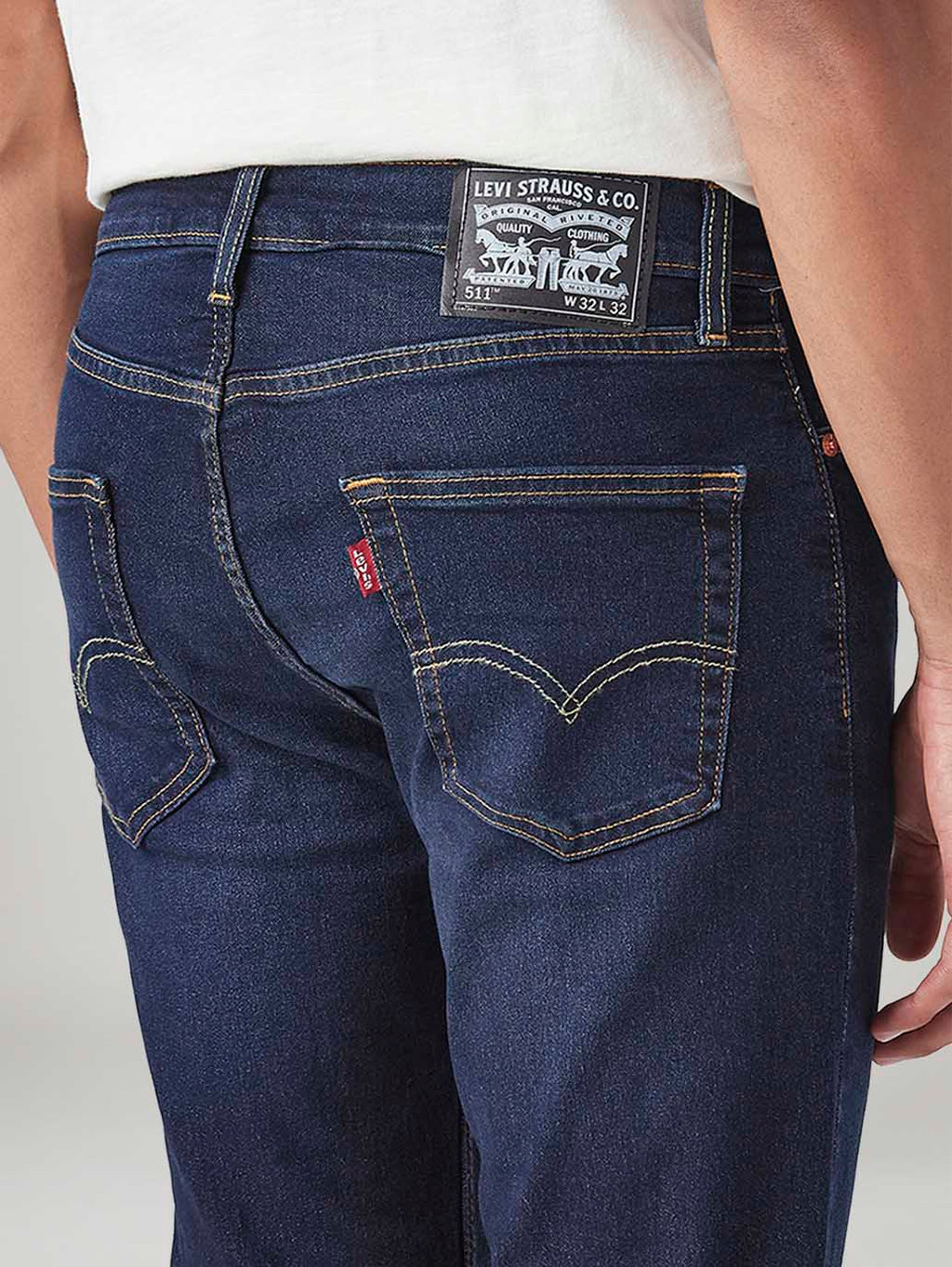 Men's 511 Indigo Slim Fit Mid Rise Jeans