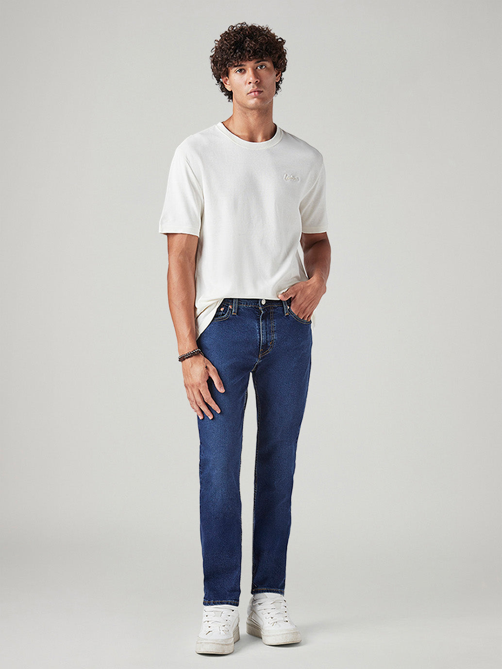 Men's 511 Blue Slim Fit Mid Rise Jeans