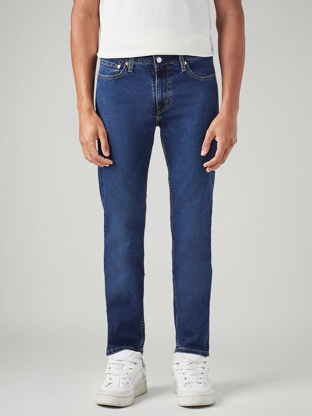 Men's 511 Blue Slim Fit Mid Rise Jeans