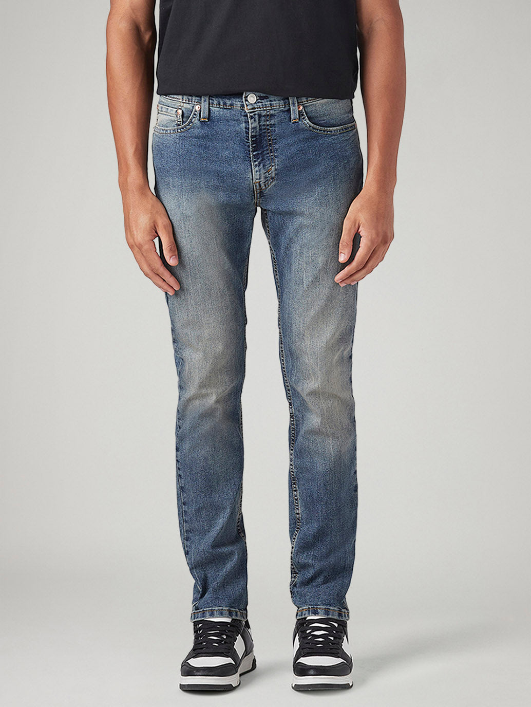 Men's 511 Blue Slim Fit Mid Rise Tinted Jeans
